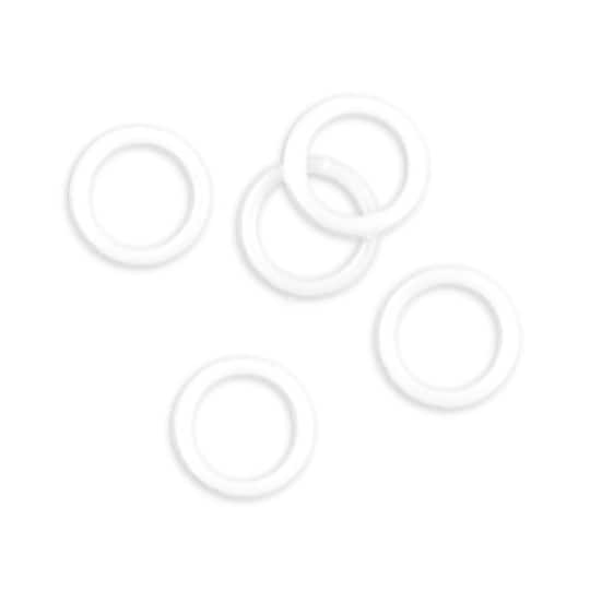 5/8&#x22; White Urea Rings - 50 Pack